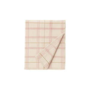 Svetloružový bavlnený detský pléd 140x200 cm Tartan Rose – Lorena Canals vyobraziť
