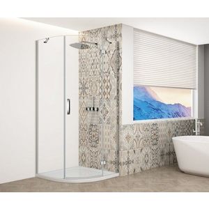 GELCO TRINITY CHROM štvrťkruhový kút 900x900 pravý, číre sklo, GT6590CL-CH GT6590CR-CH vyobraziť