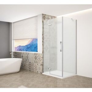 GELCO TRINITY CHROM obdĺžnikový kút 1200x800 ľavý, matné sklo, GT5612-80ML-CH GT5612-80ML-CH vyobraziť