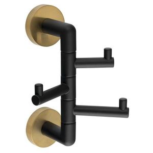 SAPHO - LARISSA trojháčik otočný, čierná/zlato mat WS063BG vyobraziť