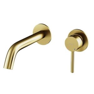 BESCO - Podomietková umývadlová batéria VEO zlatá brúsená BABUVSBZ vyobraziť