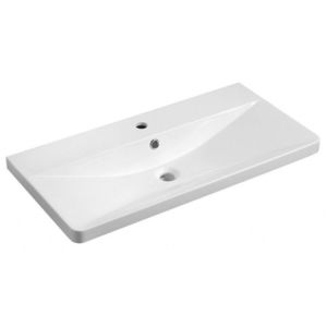 AQUALINE - SEN nábytkové umývadlo, liaty mramor, 81x40cm, biela SN810 vyobraziť