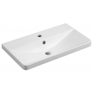 AQUALINE - SEN nábytkové umývadlo, liaty mramor, 61x35cm, biela SN610 vyobraziť