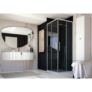 FORTE - Obdĺžnikový sprchovací kút ESSENCE A1FS 90x80 cm BEA12SXA1+BEA13DXA1 vyobraziť