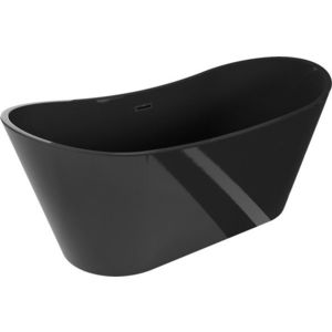MEXEN/S - Montana vaňa voľne stojaca 170 x 80, čierna, sifón a prepad čierna 52011708070-70 vyobraziť