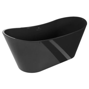 MEXEN - Montana voľne stojaca vaňa 170 x 80 cm čierna bez krytky prepadu a zátky 52011708070-SS vyobraziť