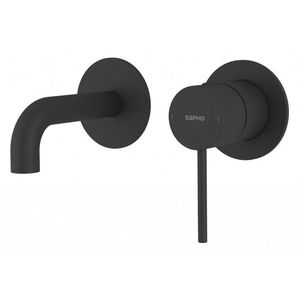 SAPHO - ULTRAMIX 2-prvková podomietková umývadlová batéria, hubica 10cm, čierná mat UT110B vyobraziť