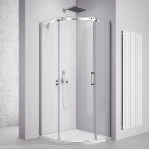POLYSAN - THRON SQUARE štvrťkruhová sprchová zástena 900x900, číre sklo, ľavá TL2690-5002 vyobraziť