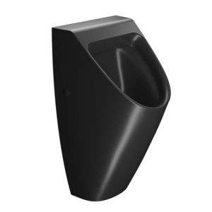 GSI - COUNITY urinál so zakrytým prívodom vody 31x65cm, čierna mat 909726 vyobraziť
