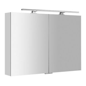 SAPHO - MIRRÓ galérka s LED osvetlením, 100x70x16cm, biela MC100-0030 vyobraziť