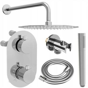 MEXEN/S MEXEN/S - Kai DR70 podomietkový sprchový SET + slim sprcha 25, chróm 77602DR7025-00 vyobraziť