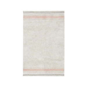 Ružovo-krémový prateľný ručne tkaný bavlnený koberec 140x200 cm Gastro Rose – Lorena Canals vyobraziť