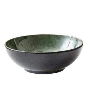 Zelená/čierna misa z kameniny ø 30 cm Gastro Green/Black – Bitz vyobraziť