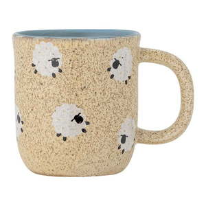 Béžový detský hrnček z kameniny 170 ml Dolly – Bloomingville Mini vyobraziť