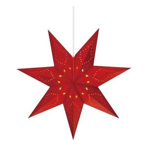 Červená závesná vianočná svetelná dekorácia Saturnus – Markslöjd vyobraziť