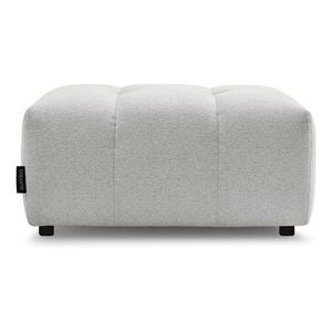 Svetlosivá ženilková podnožka Roxelane – Bobochic Paris vyobraziť