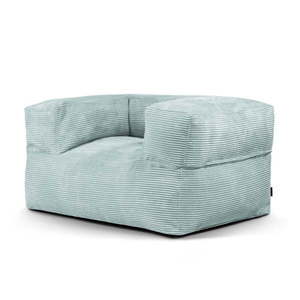 Menčestrový sedací vak v mentolovej farbe MooG – SLOWDOWN vyobraziť