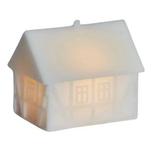 Biela svetelná dekorácia na baterky Copenhagen Half-Timbered House – Sirius vyobraziť