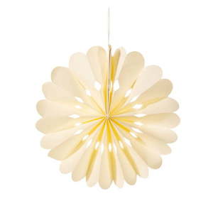 Papierová ručne vyrobená vianočná ozdoba ø 10 cm Honeycomb Snowflake – Sass & Belle vyobraziť