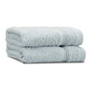 Svetlomodré froté bavlnené uteráky v súprave 2 ks 30x30 cm Zero Twist – Catherine Lansfield vyobraziť