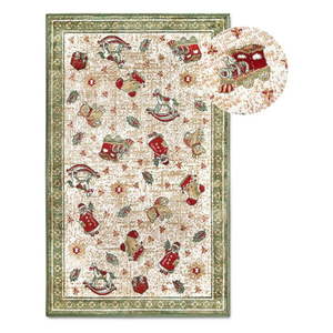 Zelený koberec s vianočným motívom s prímesou bavlny 50x80 cm Toy's Delight Green Christmas – Villeroy&Boch vyobraziť
