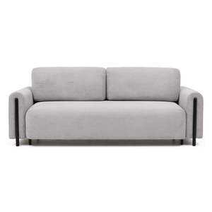 Svetlosivá menčestrová rozkladacia/s úložným priestorom pohovka 244 cm Arcadova – ELTAP vyobraziť