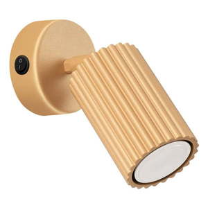 Bodové svietidlo v zlatej farbe 8x16 cm Gleam – Sollux vyobraziť