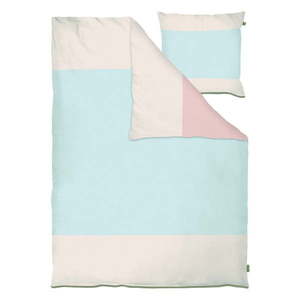 Svetlomodré predĺžené obliečky na jednolôžko z bavlneného perkálu 140x220 cm Colore – Mette Ditmer Denmark vyobraziť