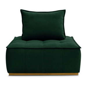 Tmavozelené ženilkové kreslo Elisa – Bobochic Paris vyobraziť