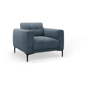 Tmavomodré kreslo Bemy – Micadoni vyobraziť