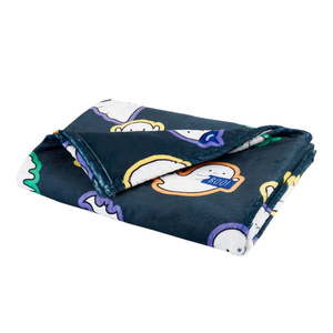 Čierna deka s haloweenským motívom z mikroplyšu 130x170 cm Halloween Ghosts – Catherine Lansfield vyobraziť