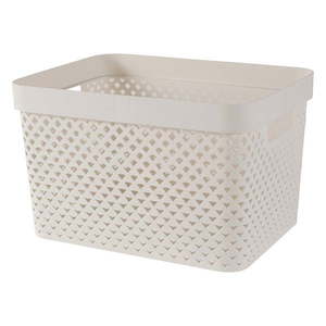 Béžový plastový úložný box 35, 5x26x22 cm Pure – Curver vyobraziť