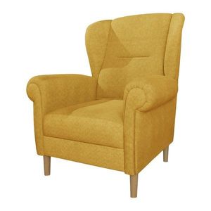 Žlté kreslo ušiak Swan – Ropez vyobraziť