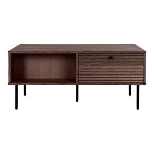 Tmavohnedý konferenčný stolík v dekore duba 50x100 cm Kyoto – House Nordic vyobraziť