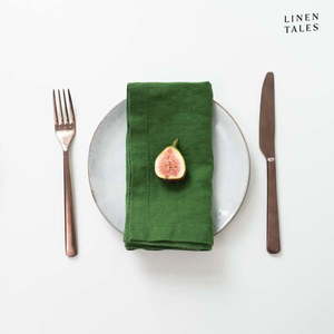 Ľanové obrúsky v súprave 2 ks 40x40 cm True Green – Linen Tales vyobraziť