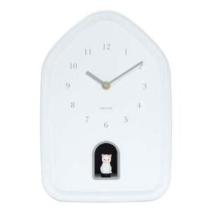 Nástenné hodiny Modern Kitty – Karlsson vyobraziť