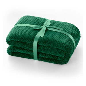 Tmavozelená deka z mikrovlákna DecoKing Henry, 220 x 240 cm vyobraziť