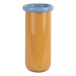 Sklenená váza v horčicovej farbe (výška 30, 5 cm) Plegado – PT LIVING vyobraziť