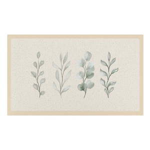 Rohožka 40x70 cm Neutral Leaves – Artsy Doormats vyobraziť