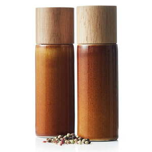 Jantárová keramická súprava mlynčekov na korenie a soľ 2 ks Gastro Amber – Bitz vyobraziť