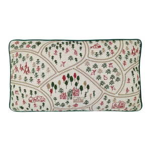 Dekoračný vankúš s prímesou ľanu 30x50 cm Ski Village – Catherine Lansfield vyobraziť