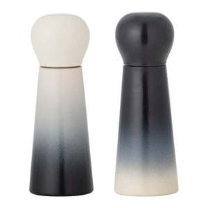 Biele/modré drevené mlynčeky 2 ks Hyman – Bloomingville vyobraziť