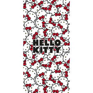 Červená/biela bavlnená detská osuška 70x140 cm Hello Kitty – Jerry Fabrics vyobraziť