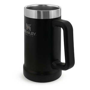 Čierny termo hrnček z nehrdzavejúcej ocele 700 ml The Big Grip Beer Stein Black – Stanley vyobraziť