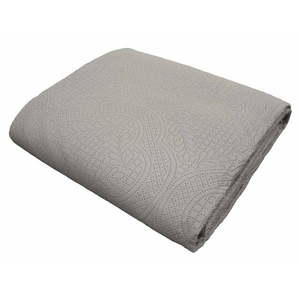 Sivá súprava prikrývky a obliečky na vankúš z mikrovlákna 240x260 cm Romane – douceur d'intérieur vyobraziť