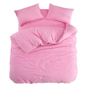 Ružové obliečky na jednolôžko/predĺžené s plachtou/3-dielne 160x220 cm Classic – Mila Home vyobraziť