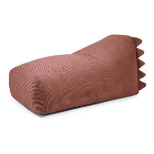 Menčestrový detský sedací vak v tehlovej farbe Snug 130 Dragon – SLOWDOWN vyobraziť