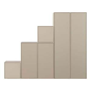 Krémová modulárna skriňa z borovicového dreva 250x200 cm Daily – vtwonen vyobraziť