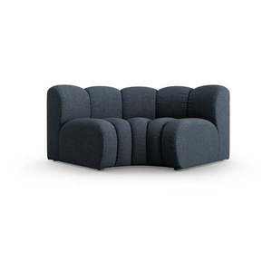 Modrý ženilkový modul pohovky (variabilný roh) Lupine – Micadoni vyobraziť