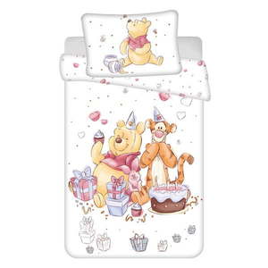 Biela bavlnená detská obliečka do postieľky 100x135 cm WTP "Birthday party" – Jerry Fabrics vyobraziť